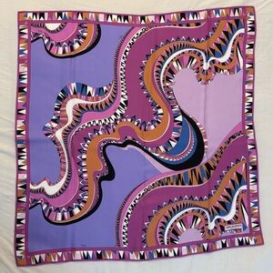 Emilio Pucci Silk Twill Scarf